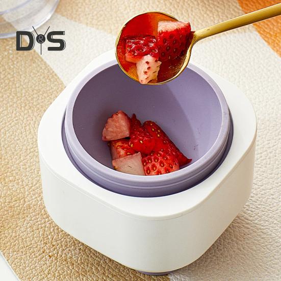 Kugelförmige Eisform aus Silikon, leicht zu lösen, runde Eishockeyform mit Deckel, langsam schmelzende kugelförmige Eisbereiter für Whisky, Cocktails und Bourbon