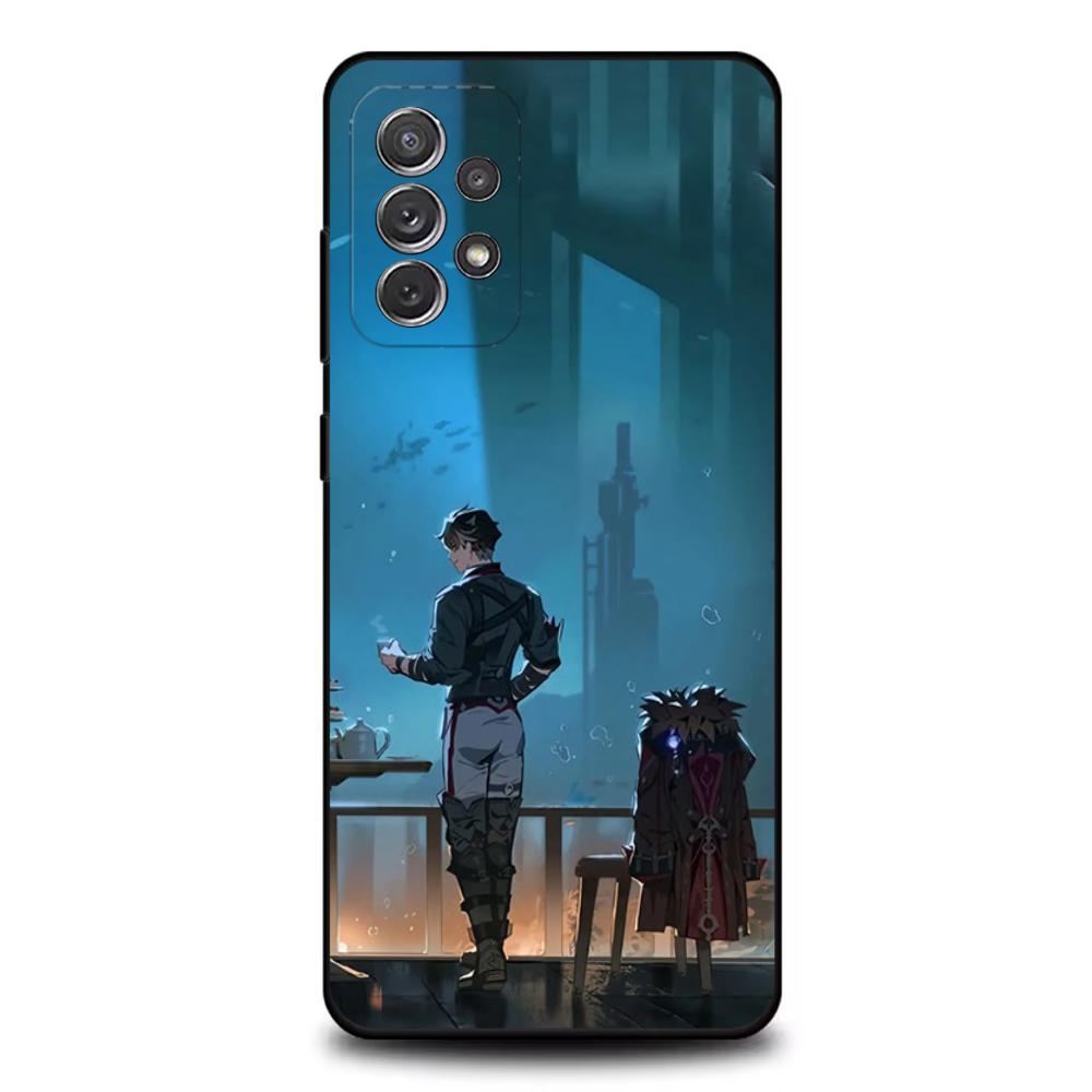 G-Genshin Impact Wriothesley Phone Case For Samsung S25,S24,S21,S22,S23,S30,Ultra,S20,Plus,Fe,Lite,Note,10,9,5G Black Cover