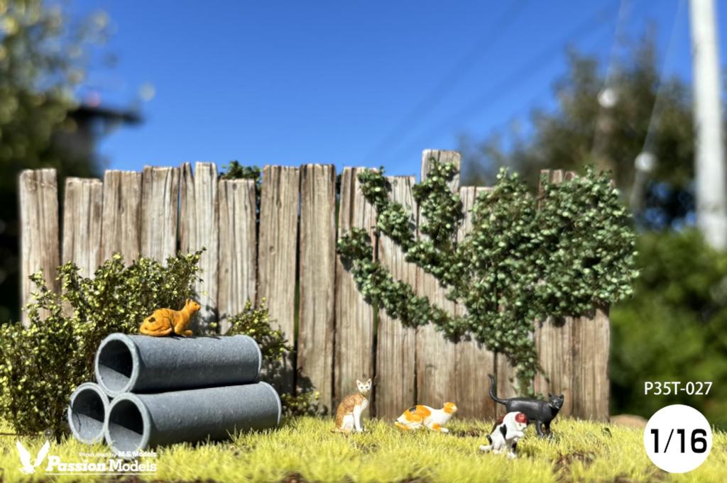 passion models Cats Approved by Cat Lovers Set Resin Kit 1/16 5-piece P35T-027 (Animals)