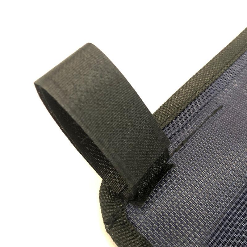 1pc Universal Anti Folding Chair Side Bag Pockets Pouch Lounge Chair Recliners Storage Net for Camping Garden Patio