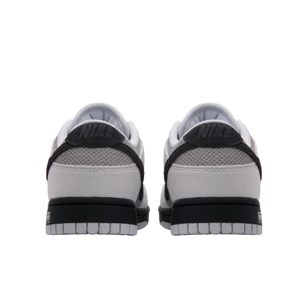 Nike Dunk Abrasion Resistant Abrasion Resistant Low Top Skateboard Shoes Unisex Black Gray HJ4329-001(Team734-)