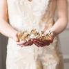Baroque Style Wedding Party Headband Model Show Hairband with Leaves Headband