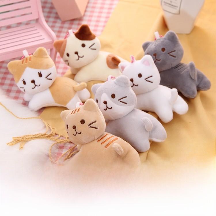 Cartoon Cat Plush Toy With Pp Cotton Filling For Kids And Collectors