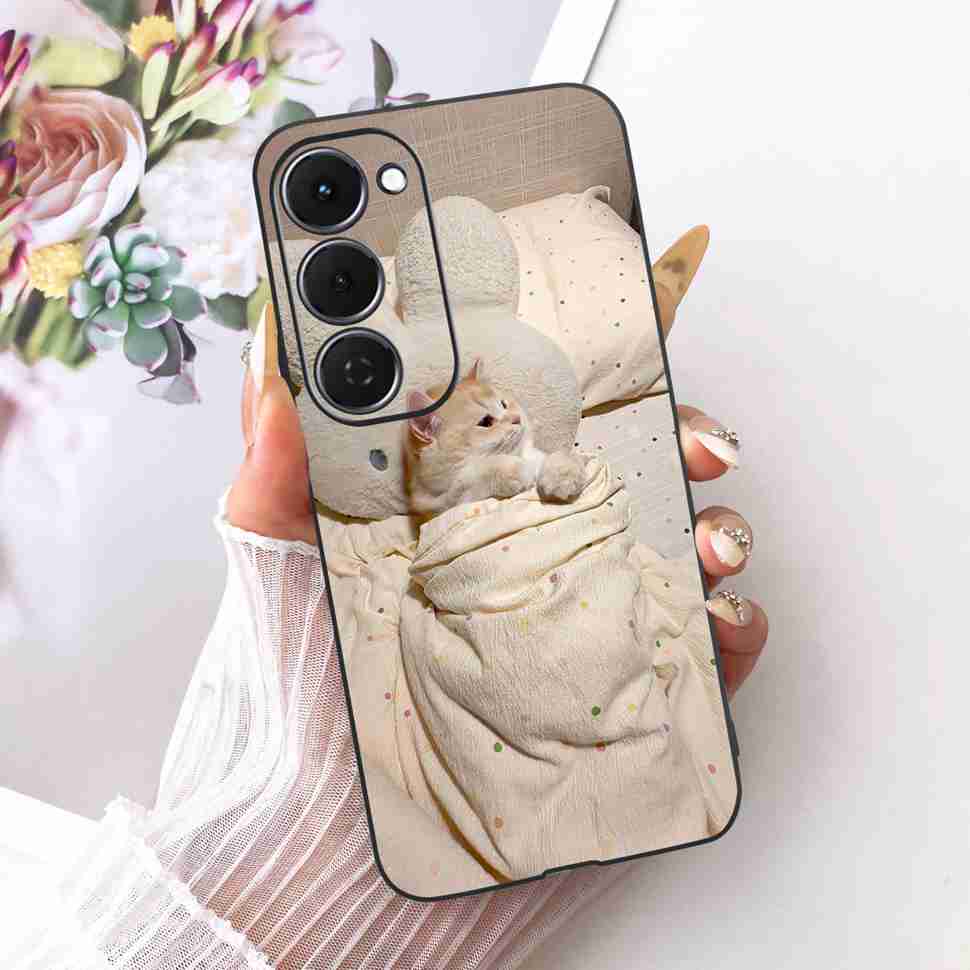 For Tecno Spark 40 Pro+ 4G Case KM7 Stylish Cartoon Painting Silicone TPU Back Cover For Tecno Spark 40 Pro+ Plus 4G Phone Cases