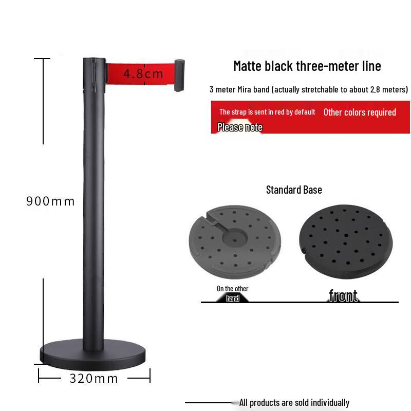 Retractable Queue Stanchion