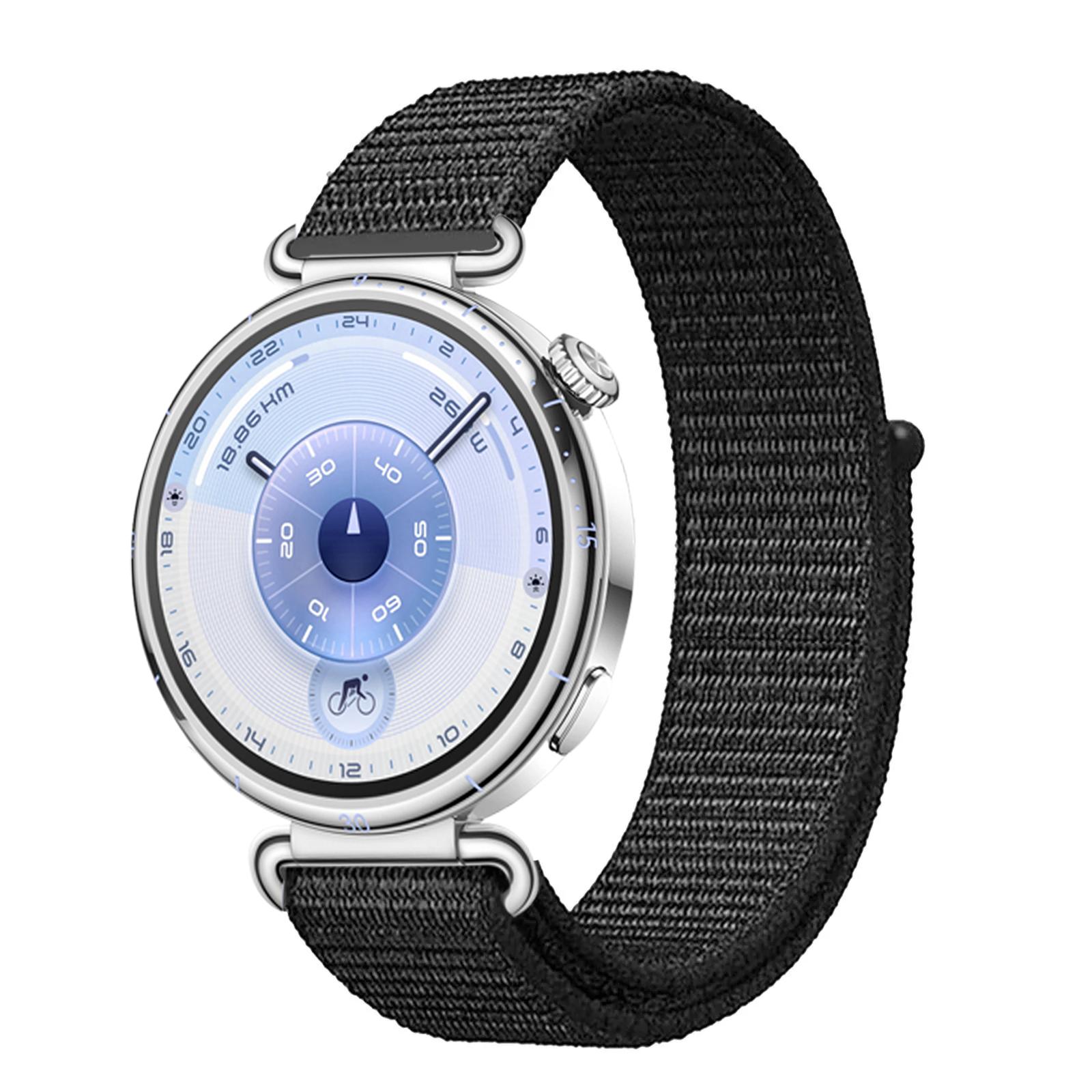 18mm Nylon Loop Strap For Huawei Watch GT6 GT5 GT4 41mm Breathable Bracelet Wristband Huawei Watch GT5 Pro 42mm Xiaomi S4 41mm Huawei GT5 41mm