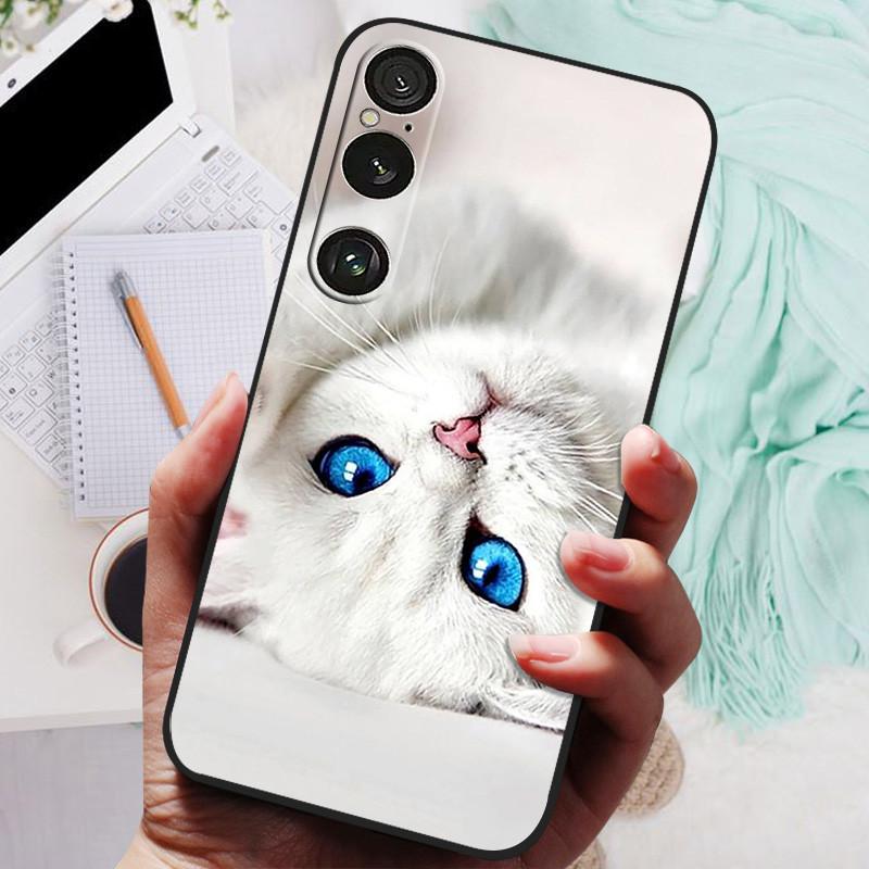 For Sony Xperia 1 VI Case Animals Soft Silicone TPU Back Cover Phone Cases For Sony Xperia1 VI Protective Bumper Shockproof Capa
