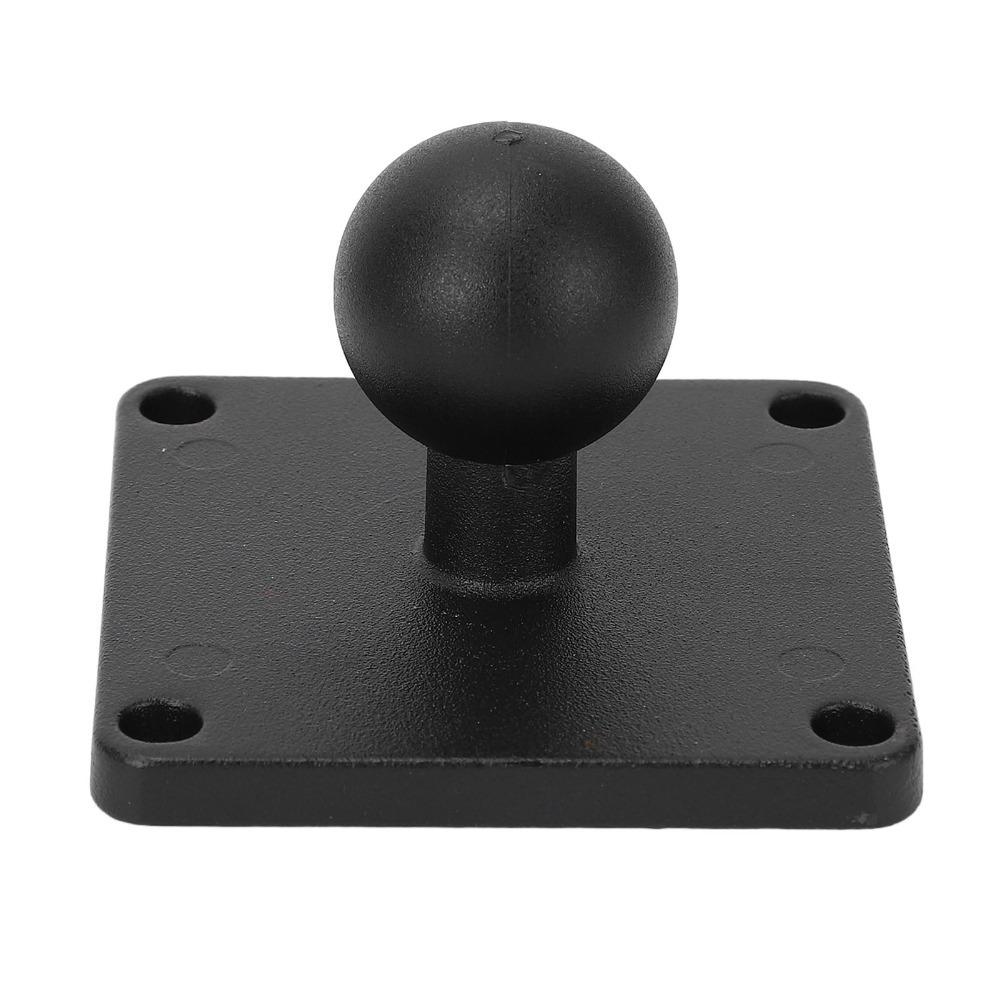 Rubber Ball Mount Base Aluminum Alloy AMPS Square Plate Durable Ball Mount Adapter Plate for Cars