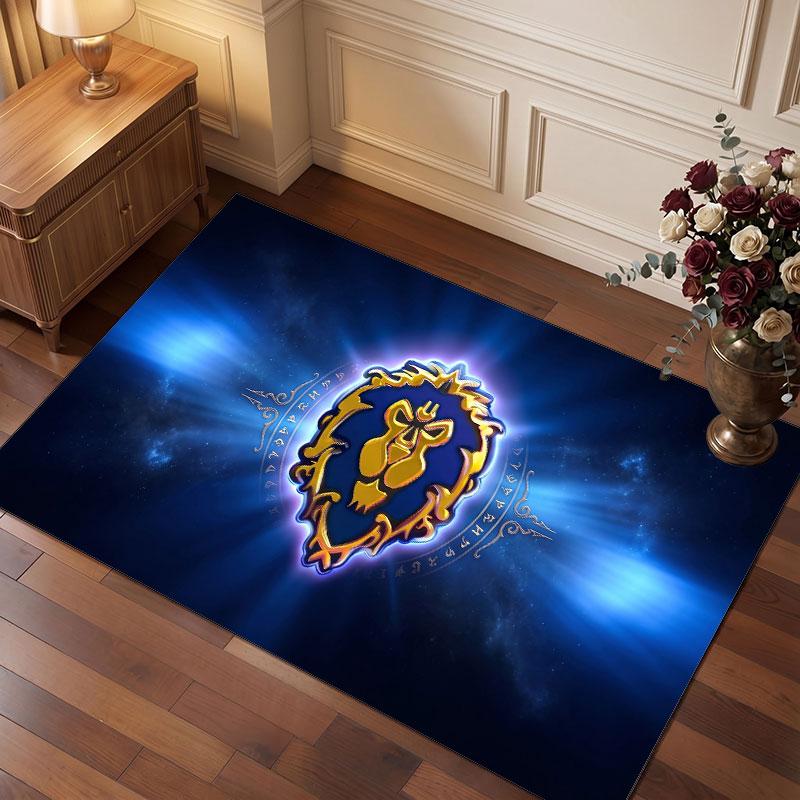 Alfombra de World of Warcraft Suave Gruesa Antideslizante Alfombra de Suelo para Dormitorio Sala de Estar Decoración del Hogar