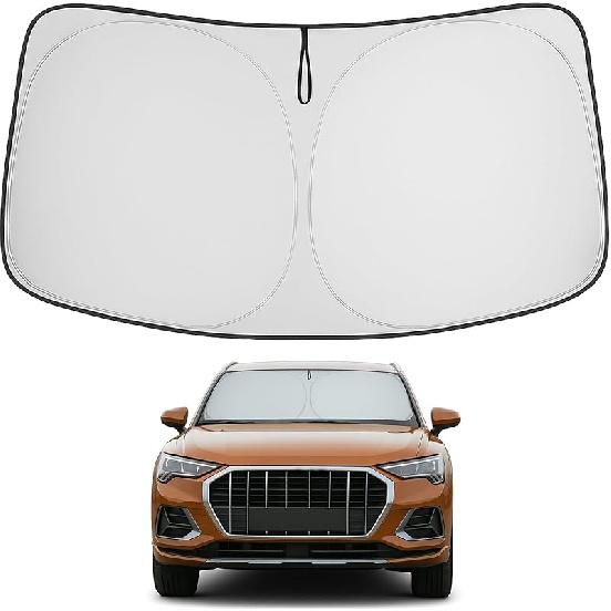 Proadsy 2025 Upgrade Front Windshield Sun Shade Foldable RAV4 Sunshade Protector Fit -2025 RAV-4 SUV Crossover, TRD Off-Road, LE XLE Premium Limited