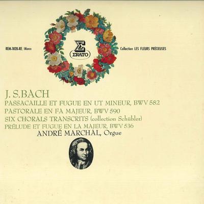 LP Record ANDRE MARCHAL - Bach: The Best REM1020RE ERATO - Japan Classical Used
