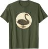 Retro Black Swan Bird T-Shirt *10 Colors* NEW Tee by Bird Fantastic