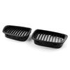 Front Fence Grill Grille ABS Matt Black Mesh For 2001 2002 2003 2004 BMW 5-Series E39