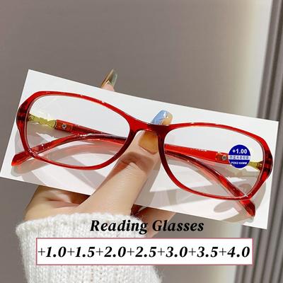 Fashion Women Reading Glasses Men Ultralight HD Lens Presbyopic Glasses Eyewear Vintage Trendy Anti-fatigue Eyeglasses +1.0+4.0