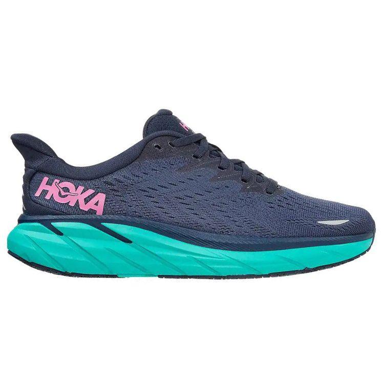 HOKA Clifton 8 Outer Space Atlantis Scarpe da Ginnastica da Donna Blu 1119394-OSAT