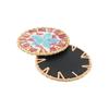Round Rattan Shell Cup Mat 10cm Coaster Table Decoration Seashell Cup Mat  Dining Table