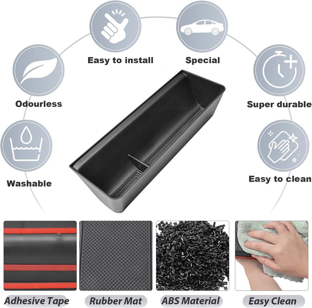 For 2025-2025 Honda Prologue EV/Acura ZDX Center Console Dashboard Tray Organizer Behind Screen Dash Board Storage Accessories