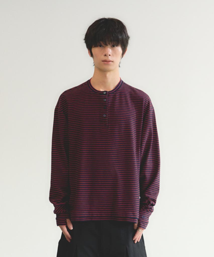 Iseuteuseobiseusyab Layered Sole Stripe Long Sleeve - Navy