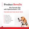 Enzymatic Ear Solution For Dogs And Cats With 1% Hydrocortisone, 1.25oz 37ml