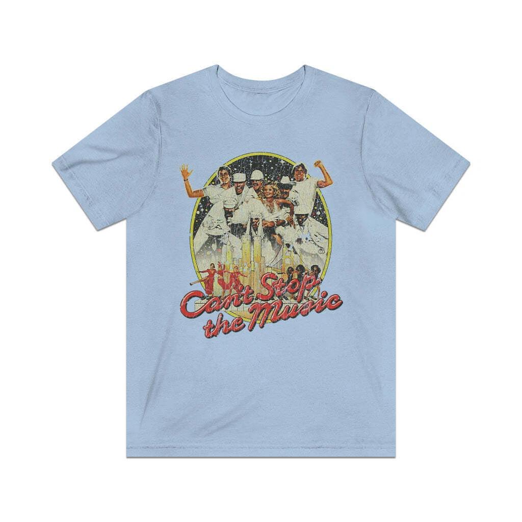 

Can’t Stop the Music 1980 Vintage Men s T shirt 4XL