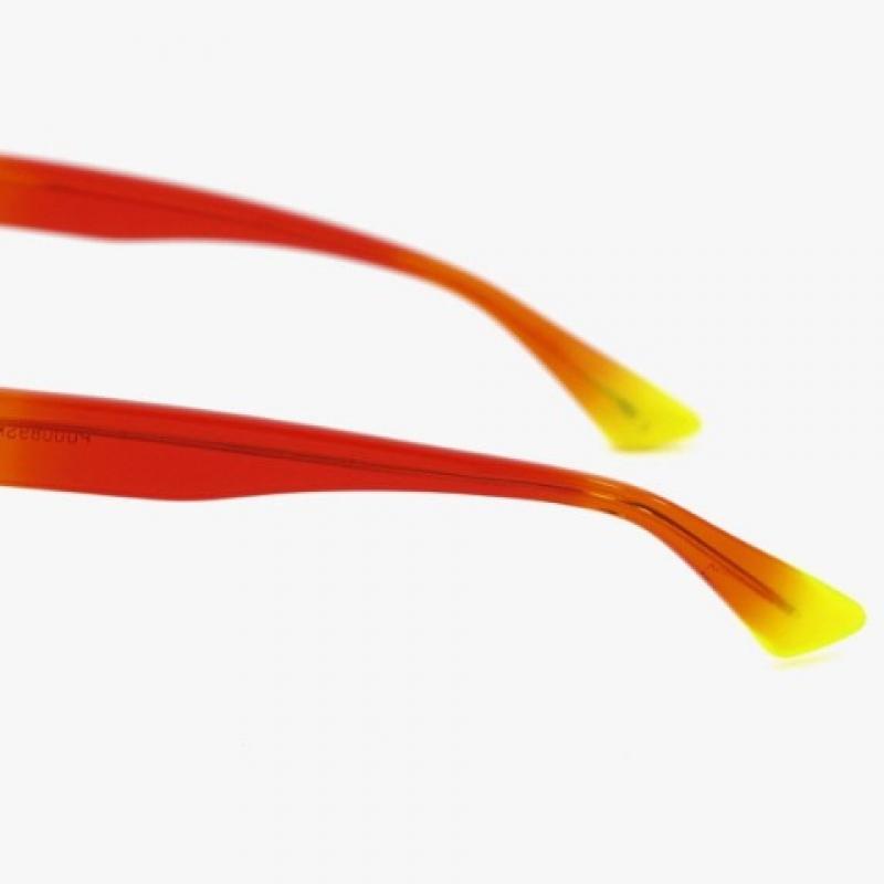 Puma Pu0089sk 003 Round Horn Rimmed Over Asian Fit Mirror Sunglasses