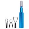 Feb.Corner Smoothing Cutter Handle Set With 3 Blades For PVC Floor Welding Aluminum Alloy Electrode Leveler Tool