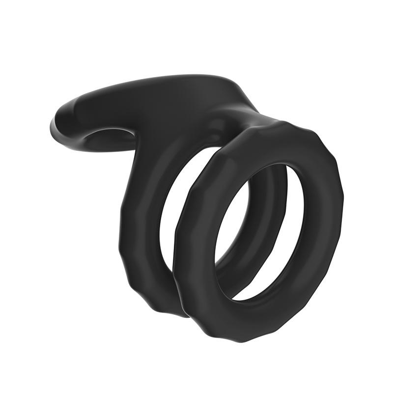 Male Scrotum Penis Ring Silicone Stretchy Cock Ring Delay Ejaculation Cock Scrotal Binding Ring Sex Toys For Man Adult Product