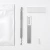 Russian-Style Double-Ended Nail Art Tool: Steel Cuticle Pusher & Slanted Polishing Head