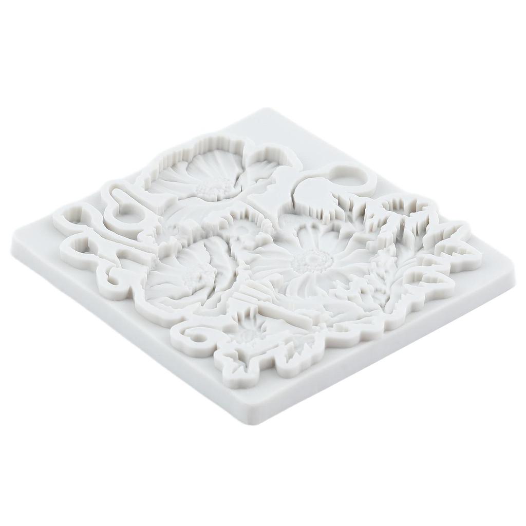 Flower Silicone Molds Orchid Daisy Rose Flower Fondant Mold Cake Decorating Tools Cupcake Topper Chocolate Candy Craft Gum Paste Polymer Clay