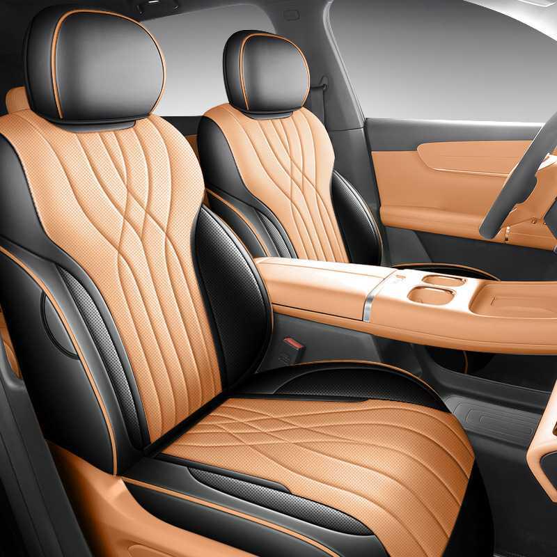 Changan Qiyuan Q07 Perforated Leather Car Seat Cover - Full Coverage for All Seasons
