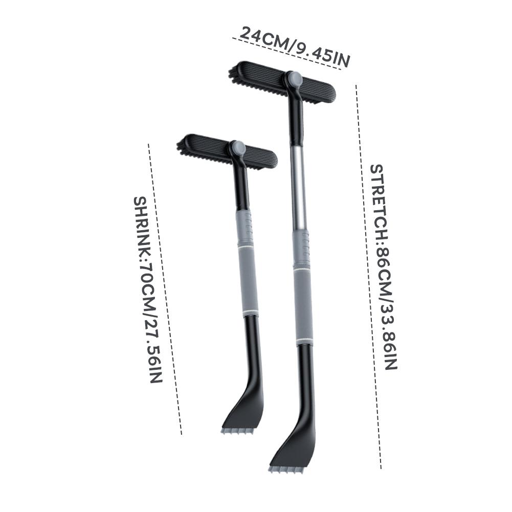 Multifunctional Telescopic Car Snow Shovel Universal Snow Shovel Brush Car De-icing Snow Removal Scraper Car Accessories NEW