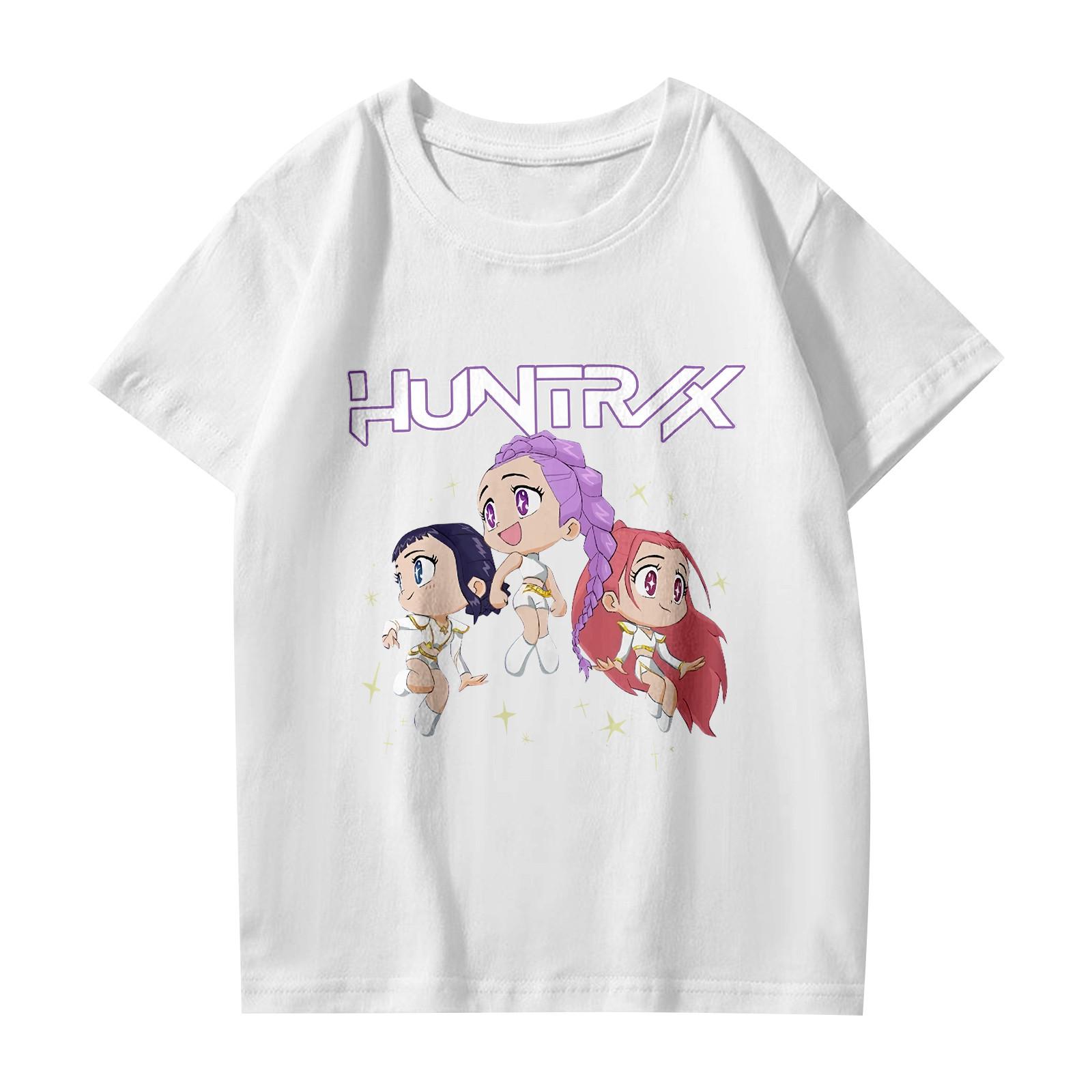 

Fashionable Round Neck Short Sleeve Work Clothes Printed Tops For Womens Summer Tops S білий