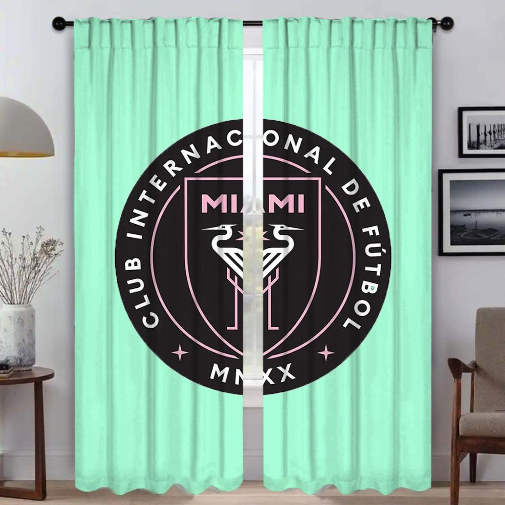 MiamiS Blackout Curtain for Room 2 Panel Home Interior Curtains for Camera Halloween Decoration Partition Shades Living Kitchen