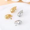 1 Pair Teardrop Earrings for Women, Small Water Drop Stud Earrings, Chunky Statement Jewelry for Wedding, Party, Prom, Daily