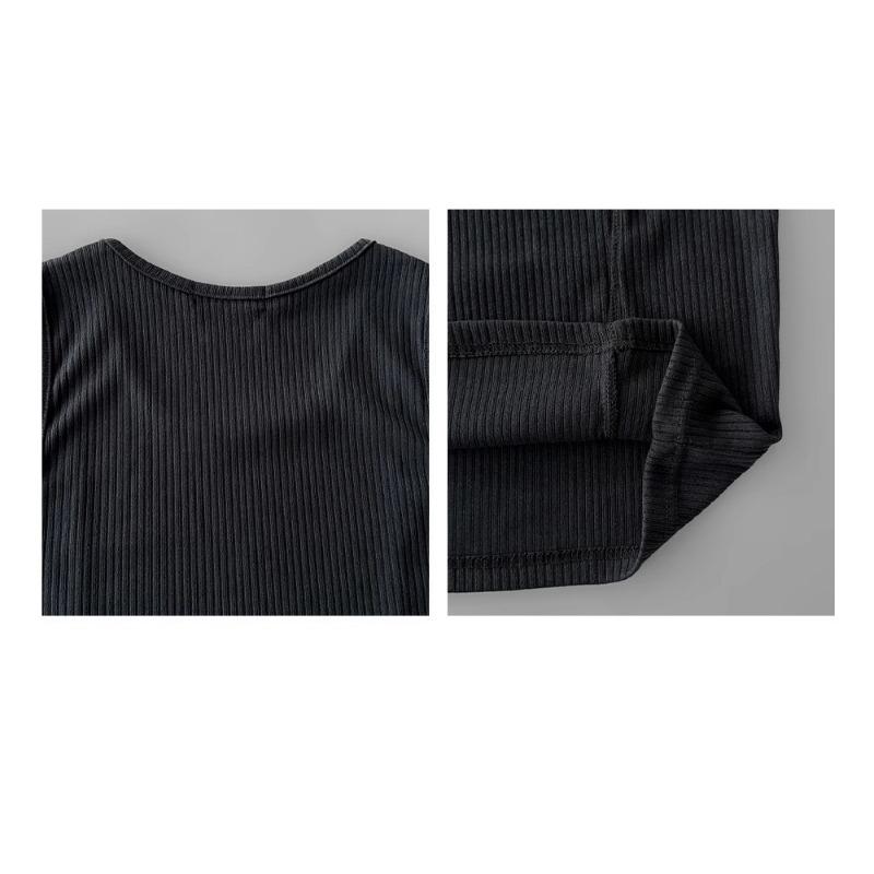 Herren Rippstrick Tanktop Slim Fit Ärmellos Muskelshirt Lässig Einfarbig Rundhalsausschnitt Weste