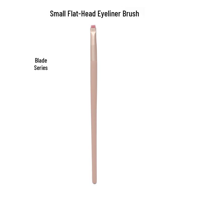 8/12-Piece Pink Makeup Brush Set for Beginners: Includes Soft Bristle Powder, Eyeshadow, and Angled Eyeliner Brushes.