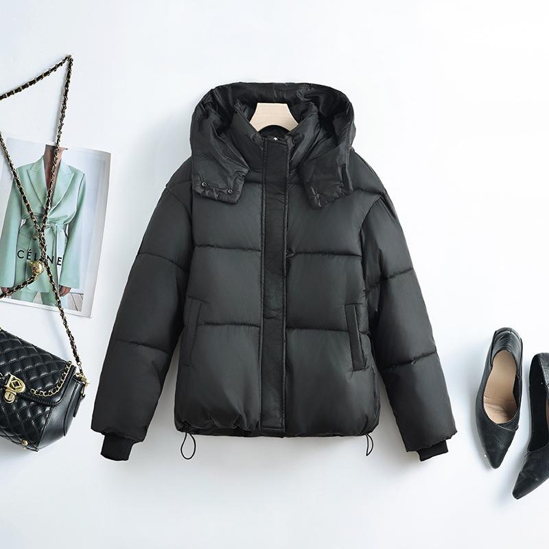 Neue Damen Winter flauschige kurze Baumwollkleidung locker klein verdickte Baumwollkleidung modische Brotkleidung Jacke