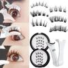 Natural Effect Magnetic Eyelashes 3D Beauty Eyelashes Supplies Reusable False Lashes  Daily Use