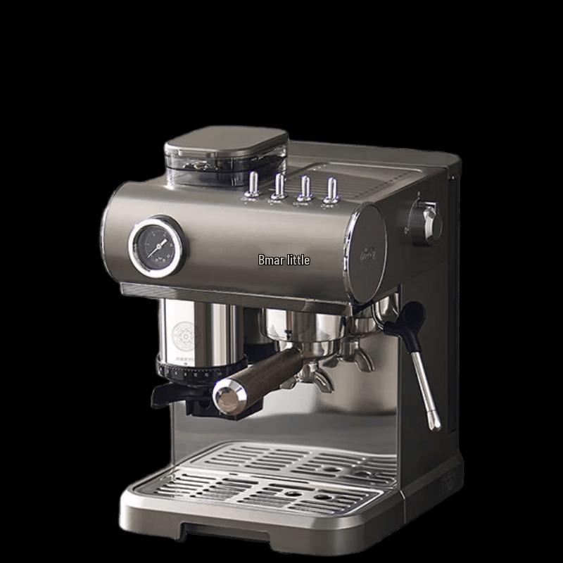 Bear Semi-Automatic Espresso Coffee Machine with Grinder CN plug (adapter included)