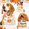 New Fashion Twill Thanksgiving Dog Scarf: Polyester Triangle Bandana for Pets