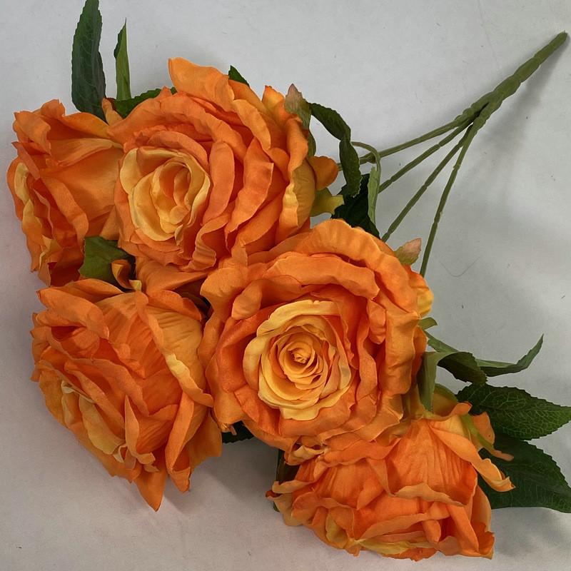 Silk Rose Artificial Flowers Bouquet Wedding Decor Home Photography Floral Prop