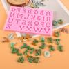 Alphabet Letter Shaped Silicone Molds Fondant Chocolate Mould Cake-Topper Decors