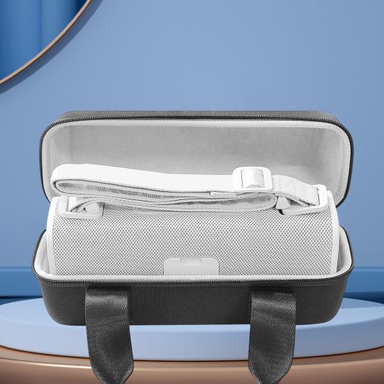 Speaker Storage Bag Water-Resistant Wear-Resistant Dirt-Resistant Bluetooth-compatible Speaker Case Zipper Closure Protective Sleeve