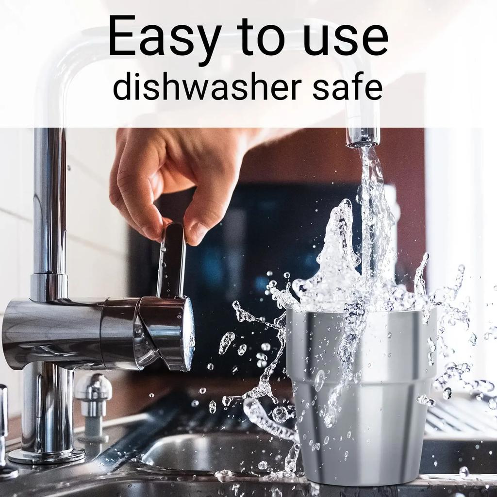 175/300ML Doppelwandiger Edelstahl Bierkrug Verbrühschutz Kaffee Milch Tasse Tragbare Teetasse Reisebecher Küche Bar Trinkgeschirr