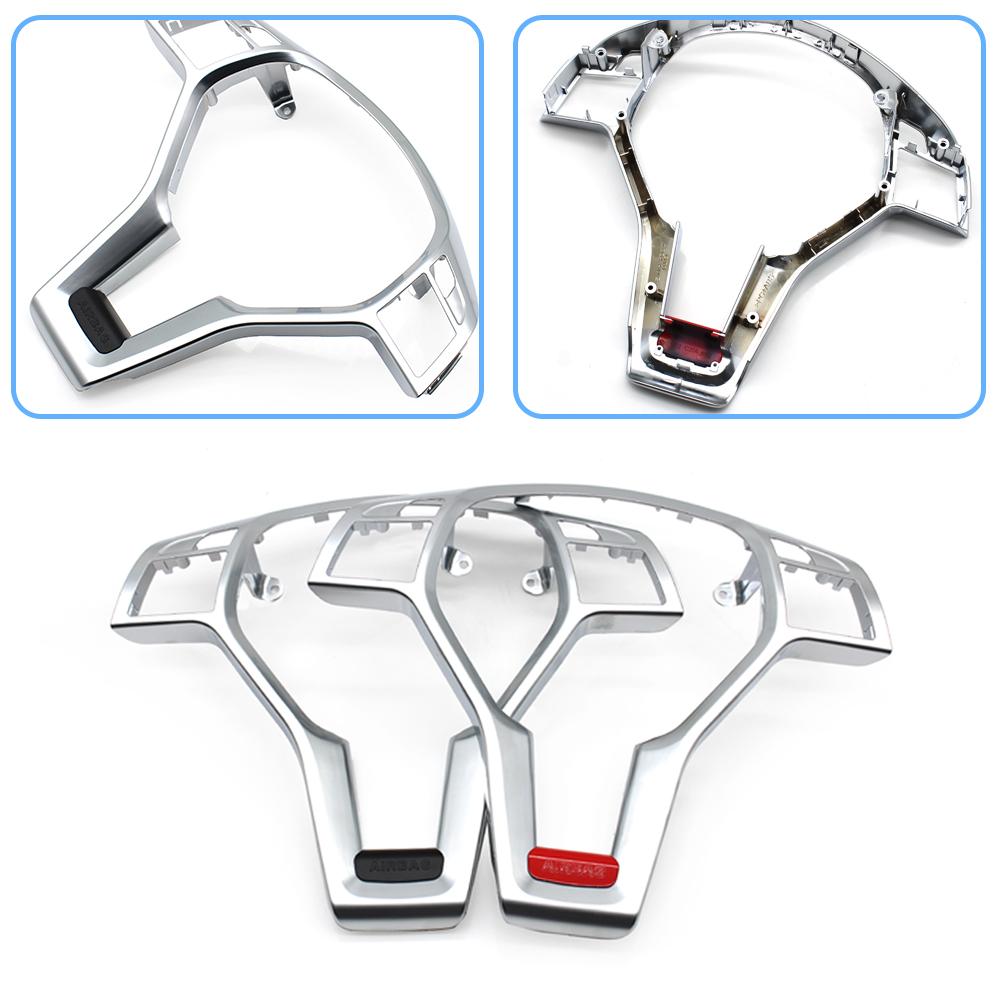 Car Steering Wheel Trim Cover Panel Outer Frame For Mercedes Benz AMG A B C E GLK Class W176 W246 W204 C204 X204 W212 W218