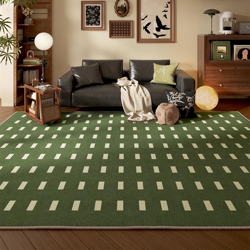 Large Area Rugs for Bedroom French Retro Style Living Room Decoration Carpet Washable Study Floor Mat Anti-slip Bedside Soft Rug