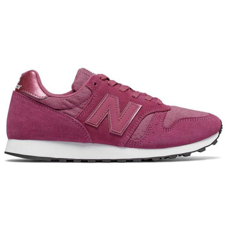 New Balance Nb 373 Classic Color Block Mesh Suede Synthetic Leather Low Top Marathon Running Shoes Women sneaker Purple Pink WL373DPW