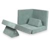 Montessori Comfort Corduroy Play Sofa Light Mint
