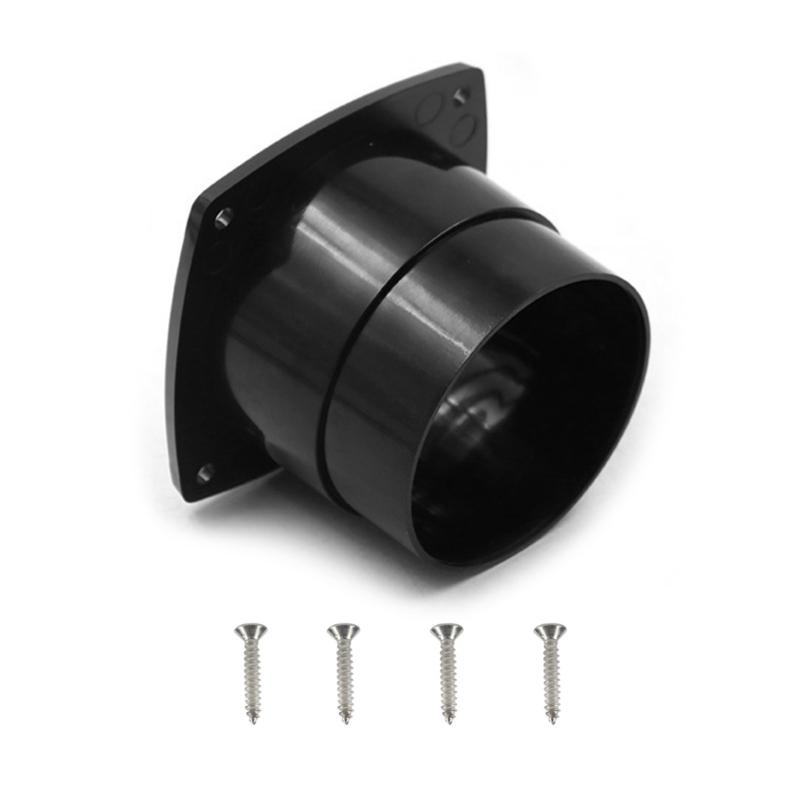Air Outlet Boat Vent Louvered Grille Hose Vent with Mounting Screws Universal Marine Replacement Air Hose Thru Vent