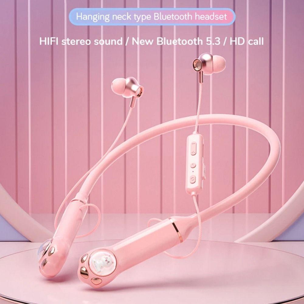 Neckband Bluetooth Earphone Waterproof Neckband Headphones 5.3 Headset Wireless Headphones  Phone